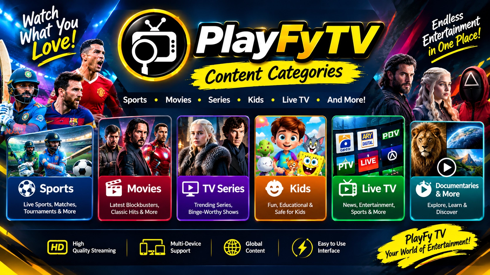 PlayFy TV App